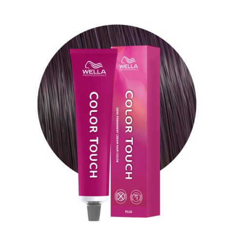 Wella Color Touch Plus 33/06 Intense Natural Violet Dark Brown 60ml - demi-permanent hair colour