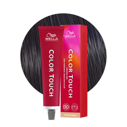 Wella Color Touch Pure Naturals 2/0 Black 60ml  - semi-permanent color without ammonia