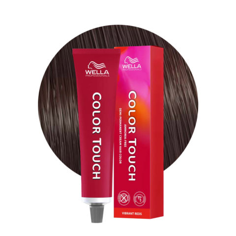 Wella Color Touch Vibrant Reds 4/57 Mahogany Sand Medium Brown 60ml - semi-permanent color without ammonia