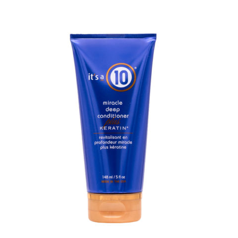 It's A 10 Miracle Deep Conditioner Plus Keratin 148ml - keratin restorative conditioner