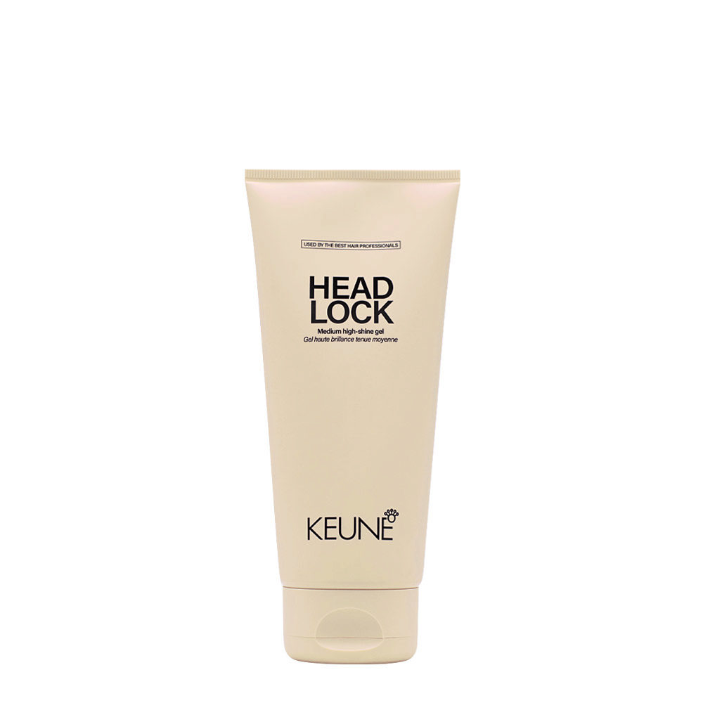 Keune Style Texture Head Lock Medium High-Shine Gel 200ml - medium hold gel