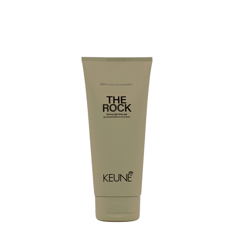 Keune Style Texture The Rock Strong High-Shine Gel 200ml - strong hold gel