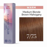 Wella Illumina Color 7/75 Mahogany Brown Medium Blond 60ml - permanent colouring