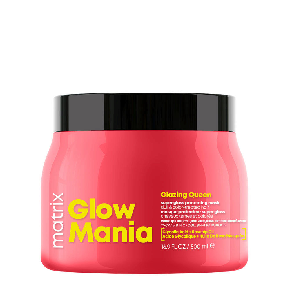 Matrix Haircare Glow Mania Mask 500ml - dull and colored hair mask