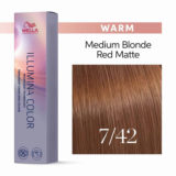 Wella Illumina Color 7/42 Medium Red Matte Blond 60ml - permanent colouring