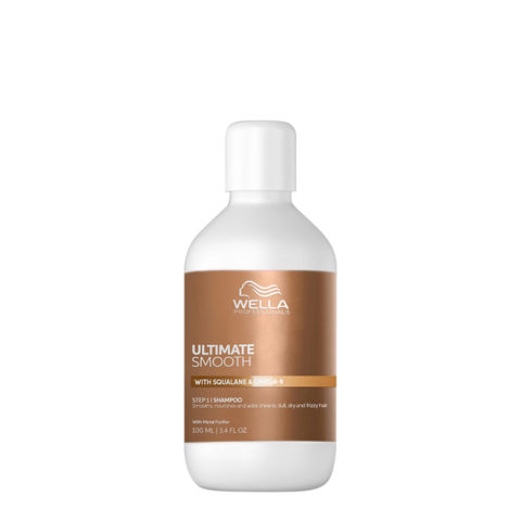 Wella Ultimate Smooth Shampoo 100ml - anti-frizz chelating shampoo