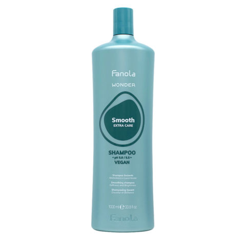 Fanola Wonder Smooth Extra Care Shampoo 1000ml - smoothing shampoo