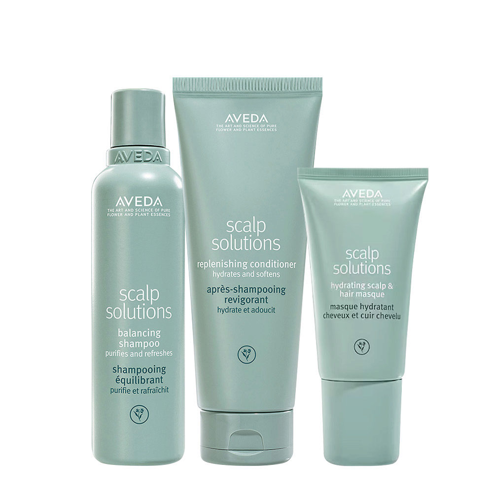 Aveda Scalp Solutions Balancing Shampoo 200ml Conditioner 200ml Masque 150ml