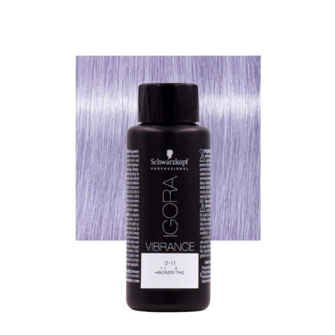 Schwarzkopf Igora Vibrance 0-11 Booster Cendrè 60ml - Tone on tone Coloration