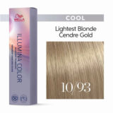 Wella Illumina Color 10/93 Cendré Golden Platinum Blond 60ml - permanent colouring