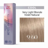 Wella Illumina Color 9/60 Very Light Natural Violet Blonde 60ml - permanent colouring