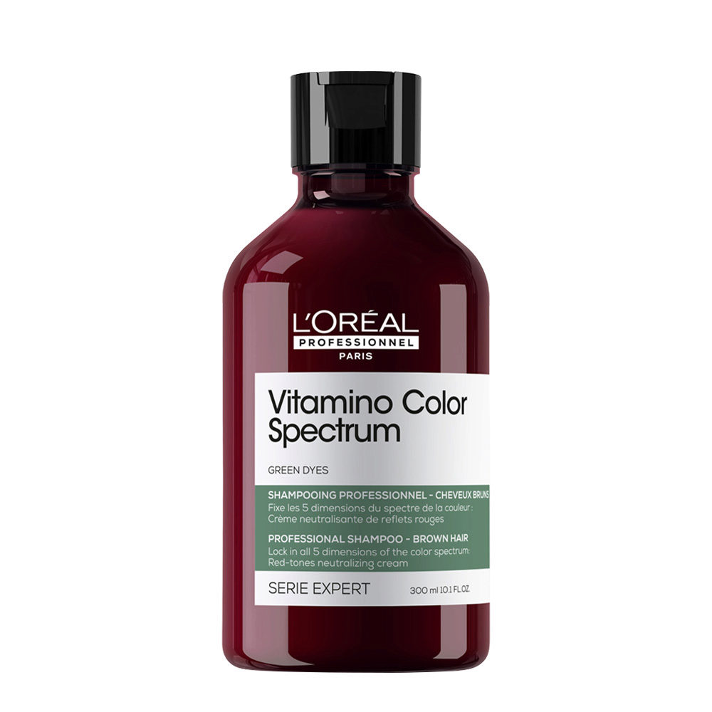 L'Oréal Professionnel Paris Vitamino Color Spectrum Shampoo Green 300ml - no-red toning shampoo