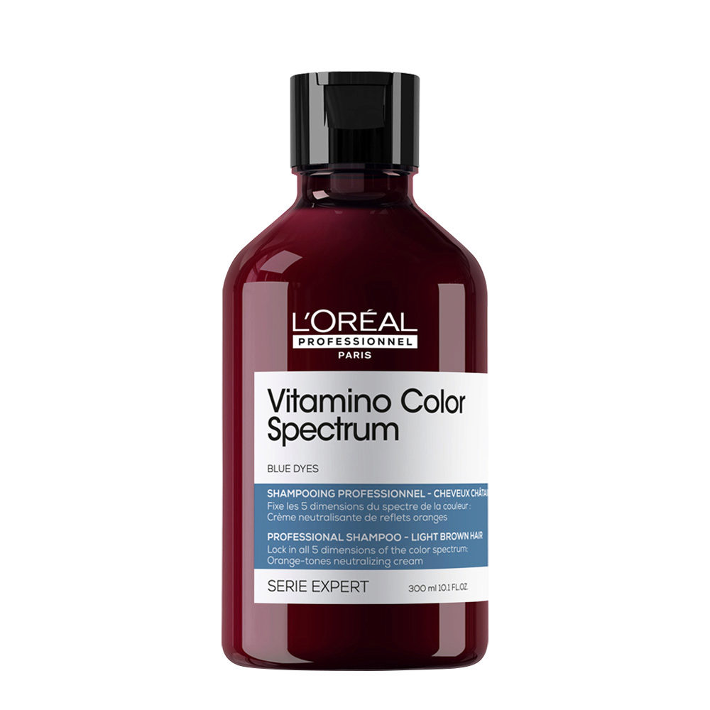 L'Oréal Professionnel Paris Vitamino Color Spectrum Shampoo Blu 300ml - no orange toning shampoo