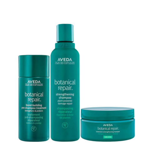 Aveda Botanical Repair Pre-Shampoo 150ml Shampoo 200ml Masque Rich 200ml